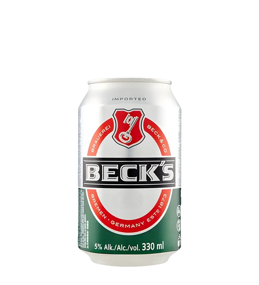 Becks Beer Can 330ml