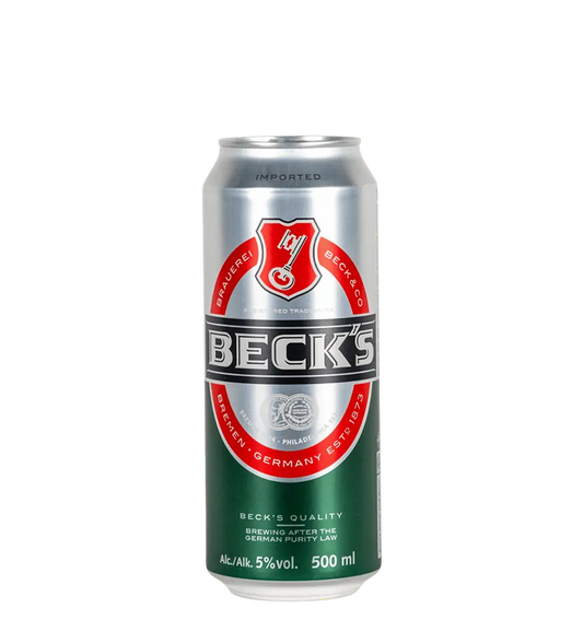 Becks Beer Can 500ml