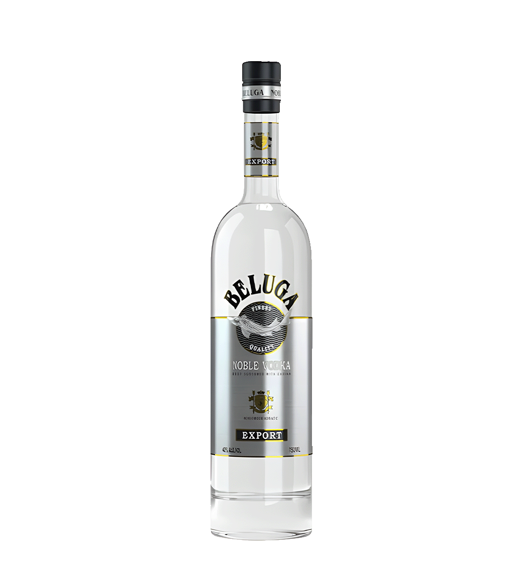 Beluga Noble Vodka 1L classic Russian vodka bottle
