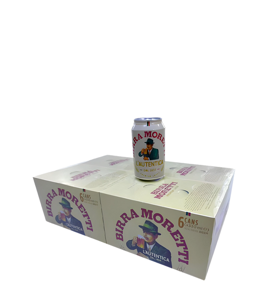 Birra Moretti 330ml Can - CASE (24PC)