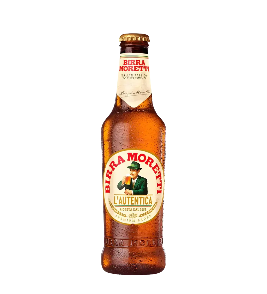 Birra Moretti Beer Bottle 330ml
