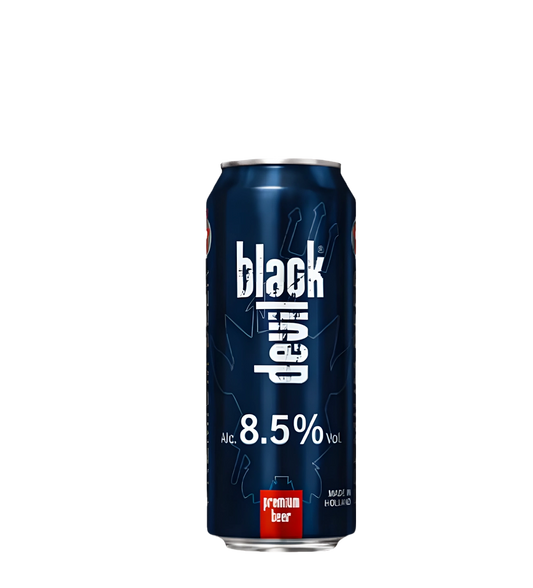 Black Devil Beer Can 500ml