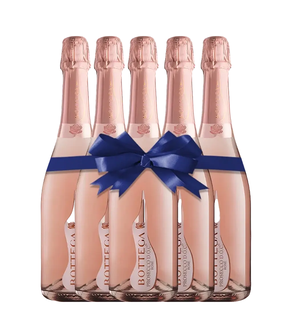 Bottega Poeti Prosecco Rose Pack of 5