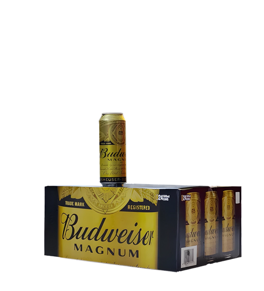 Budweiser Magnum Beer Can 500ml - CASE (24PC)