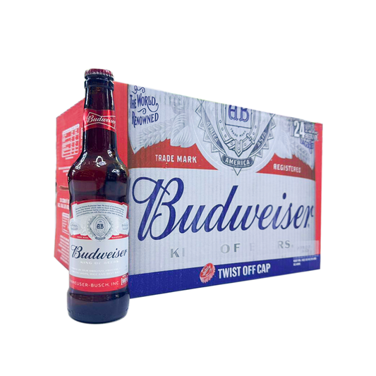 Budweiser Beer Bottle 330ml - CASE (24PC)
