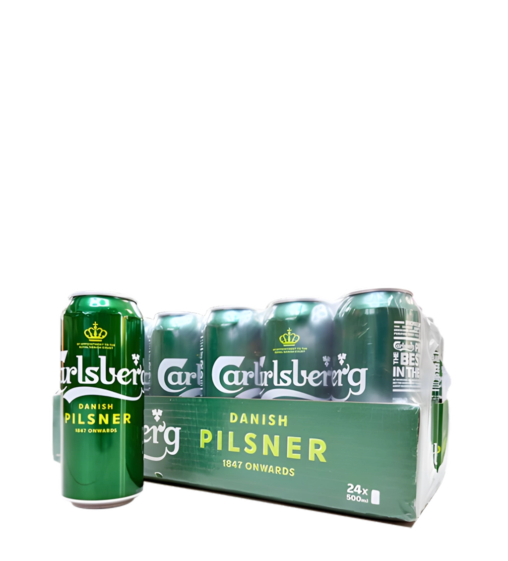 Carlsberg Beer 50 CL Can - CASE (24PC)