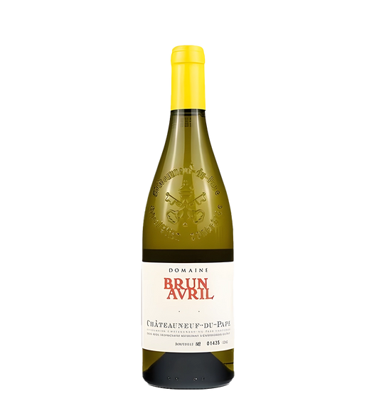 Chat-Du-Pape Blanc Brun Avril 75CL