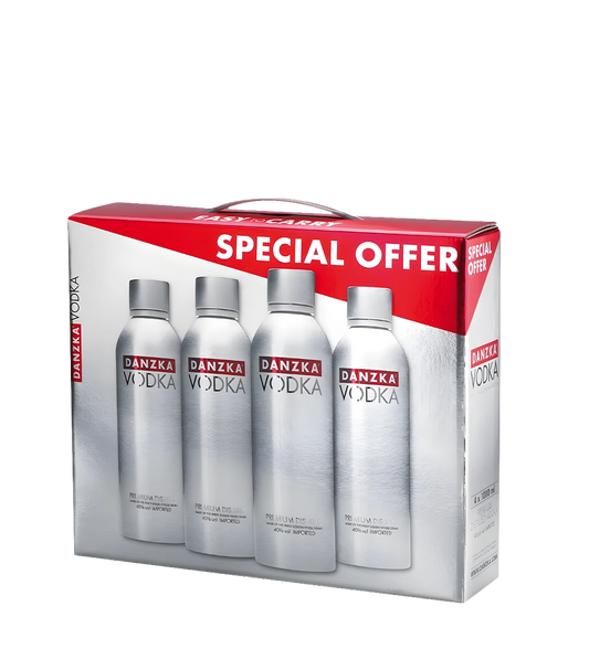 Danzka Vodka 4 Pack 1L - Compare prices in UAE