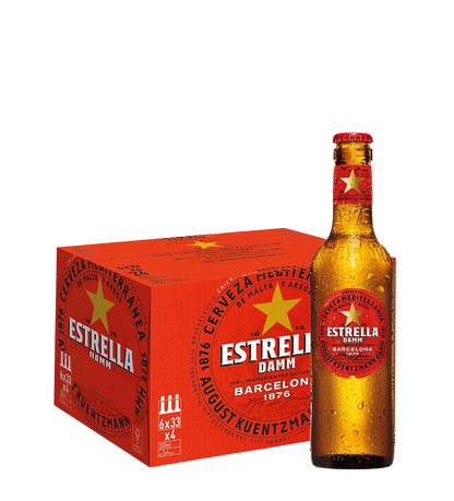 Estrella Damm Beer Bottle 330ml