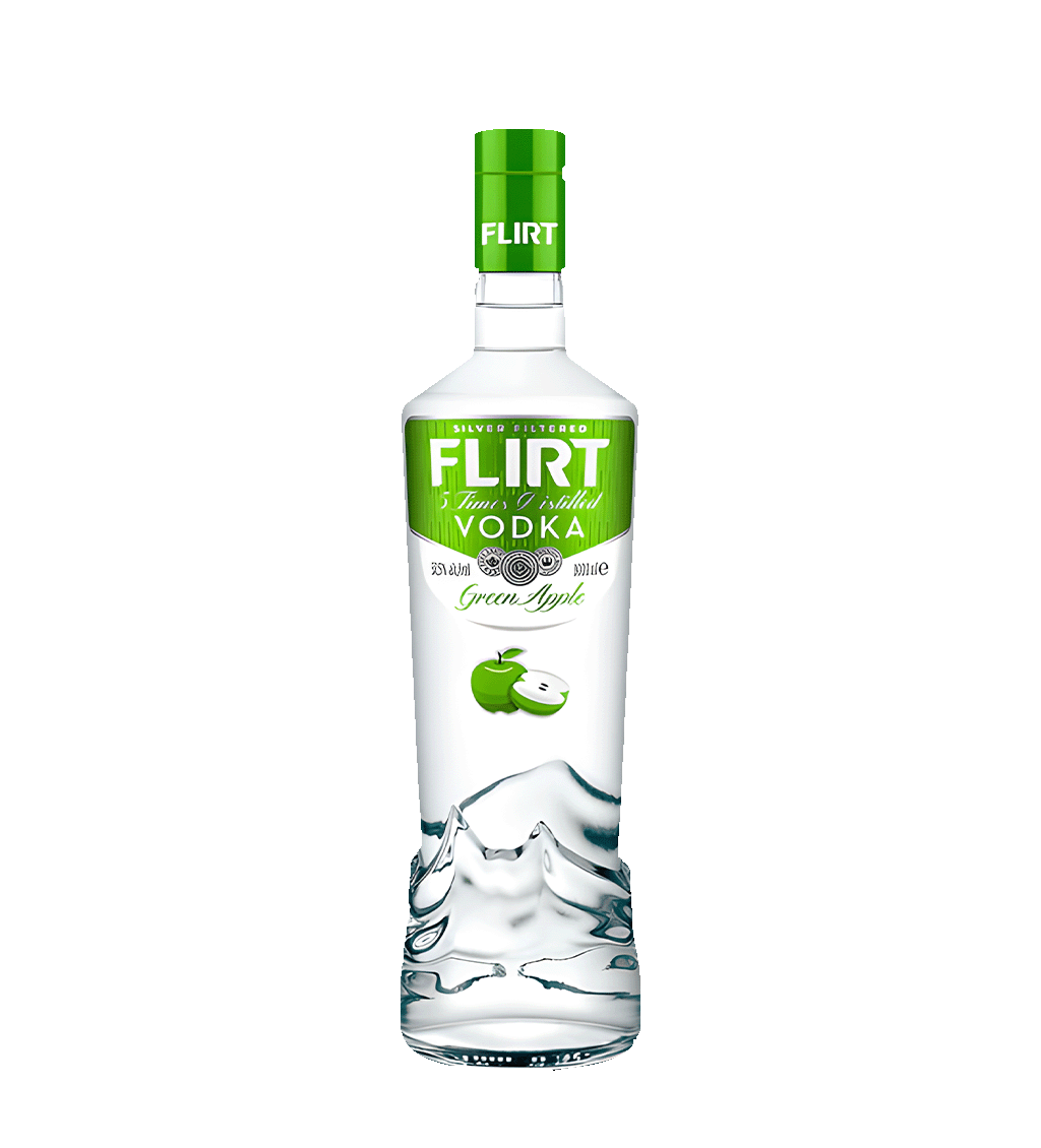 Flirt Green Apple Vodka 1Ltr