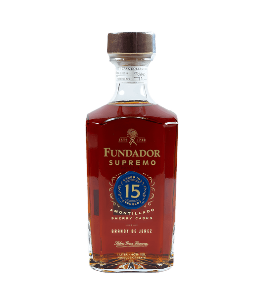 Fundador Supremo 15Yr Brandy 1Ltr