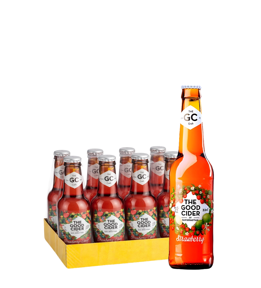 Good Cider Of San Sebastian Strawberry-Lime 4% 330ml