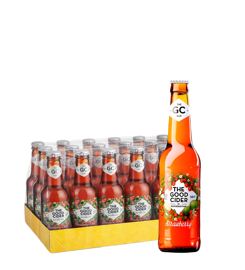 Good Cider Of San Sebastian Strawberry-Lime 4% 330ml