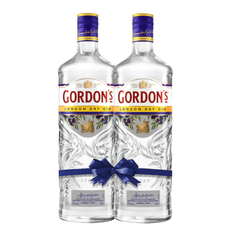 Gordons Gin 1L Pack of 2