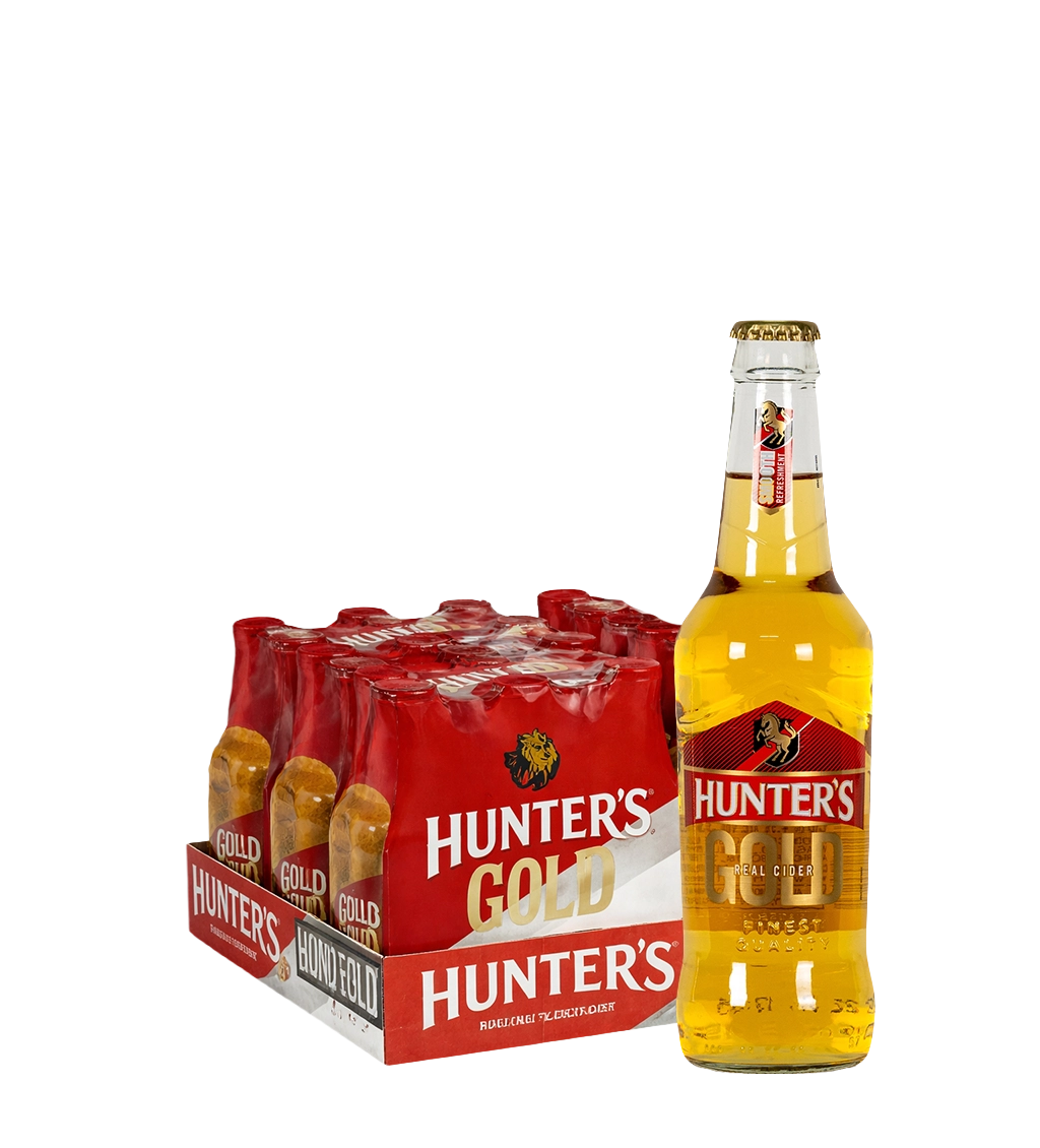 Hunters Gold Bottle 330ml