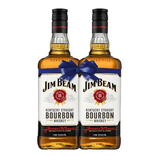 Jim Beam Bourbon 1L Pack of 2