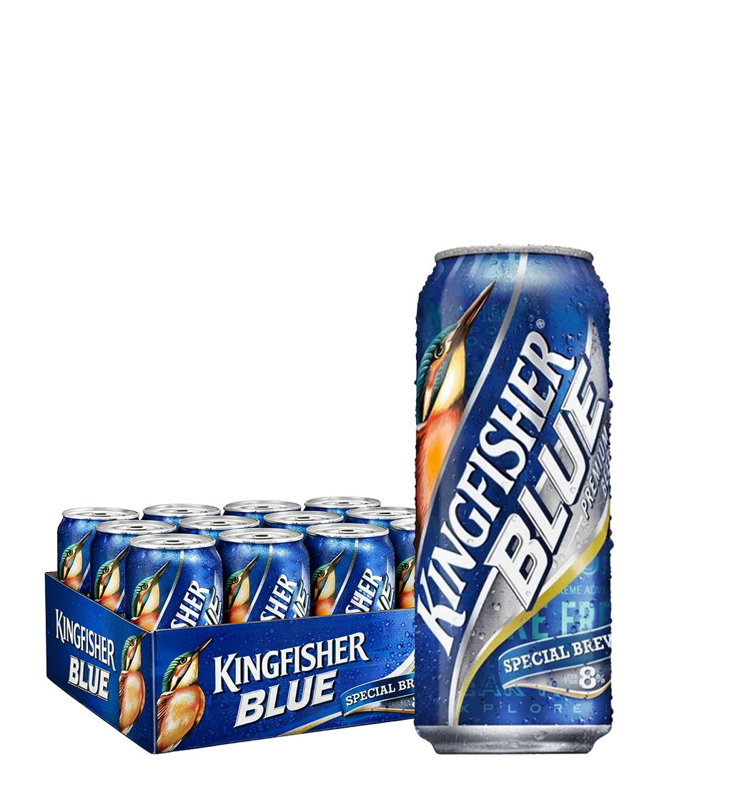 Kingfisher Blue Beer Can 500ml