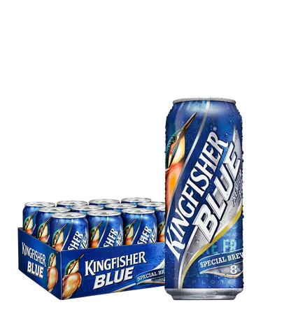 Kingfisher Blue Beer Can 500ml