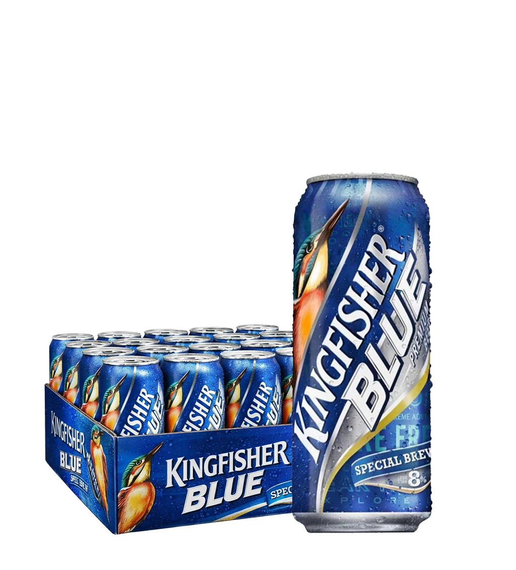 Kingfisher Blue Beer Can 500ml