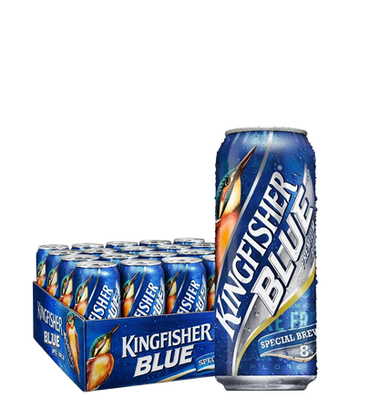 Kingfisher Blue Beer Can 500ml