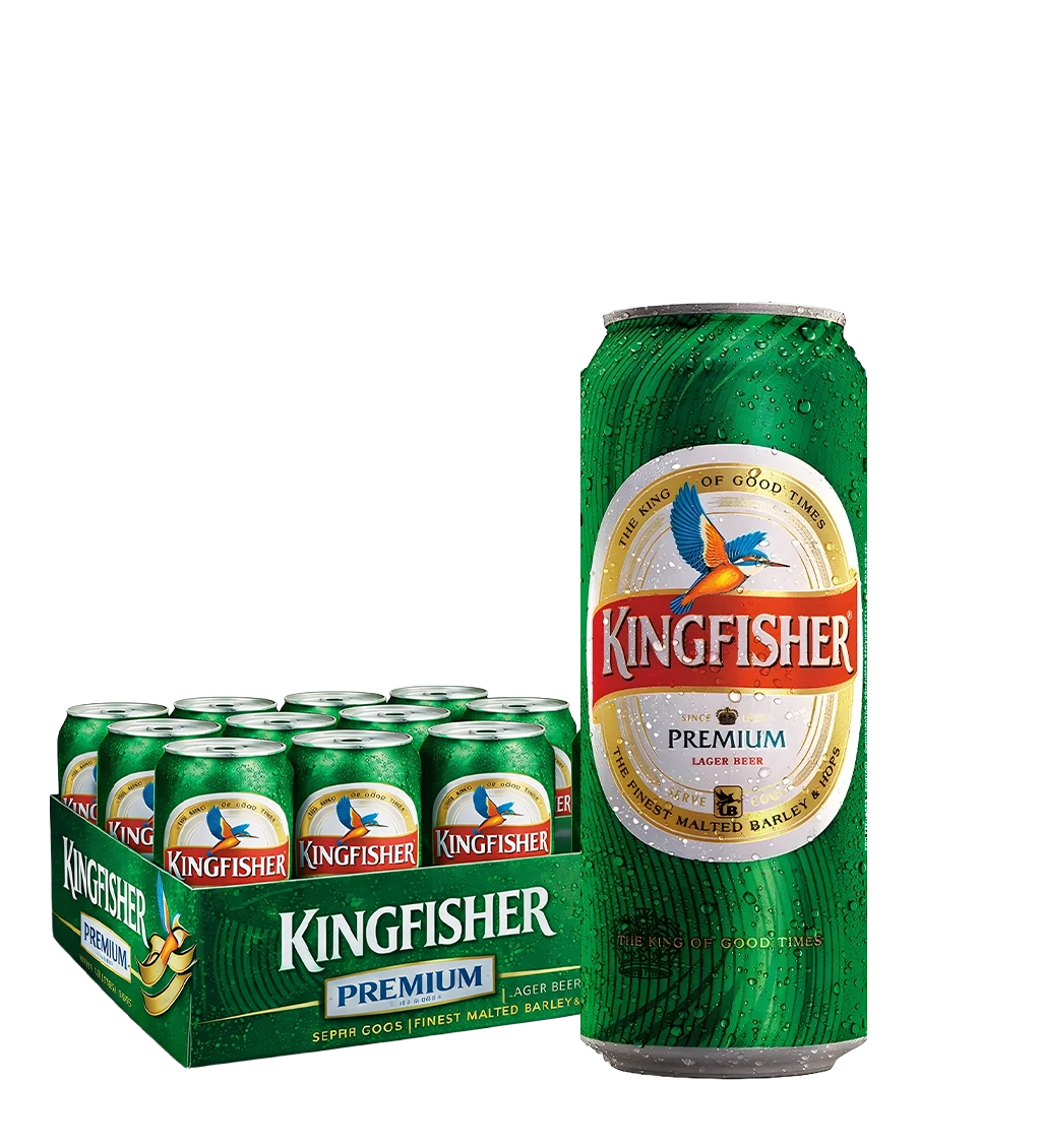 Kingfisher Lager Beer Can 500ml