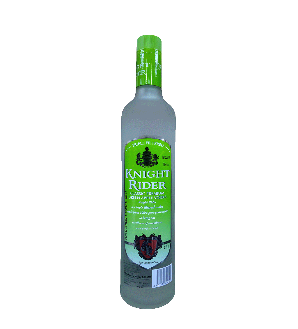 Knight Rider Green Apple Vodka 750ml