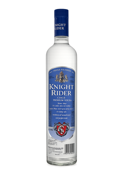 Knight Rider Plain Vodka 750ml - Compare prices in UAE