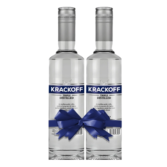 Krackoff Triple Distilled Vodka Pack of 2