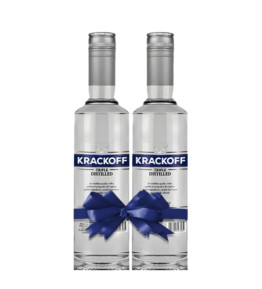 Krackoff Triple Distilled Vodka Pack of 2