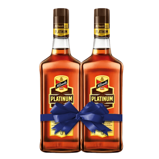 McDowell's No 1 Platinum Whisky Pack of 2