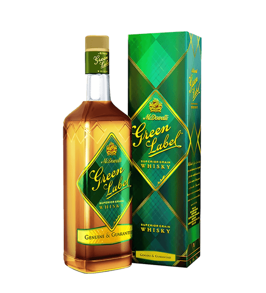 MrDowells Green Label Whisky 750ml