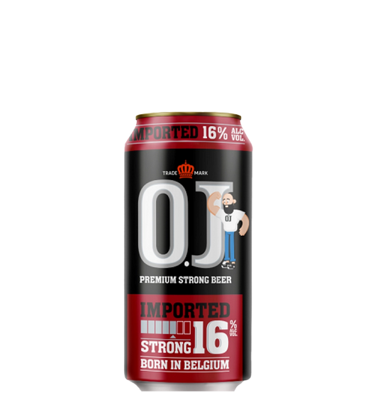 OJ Strong Beer 16% 500ml Can