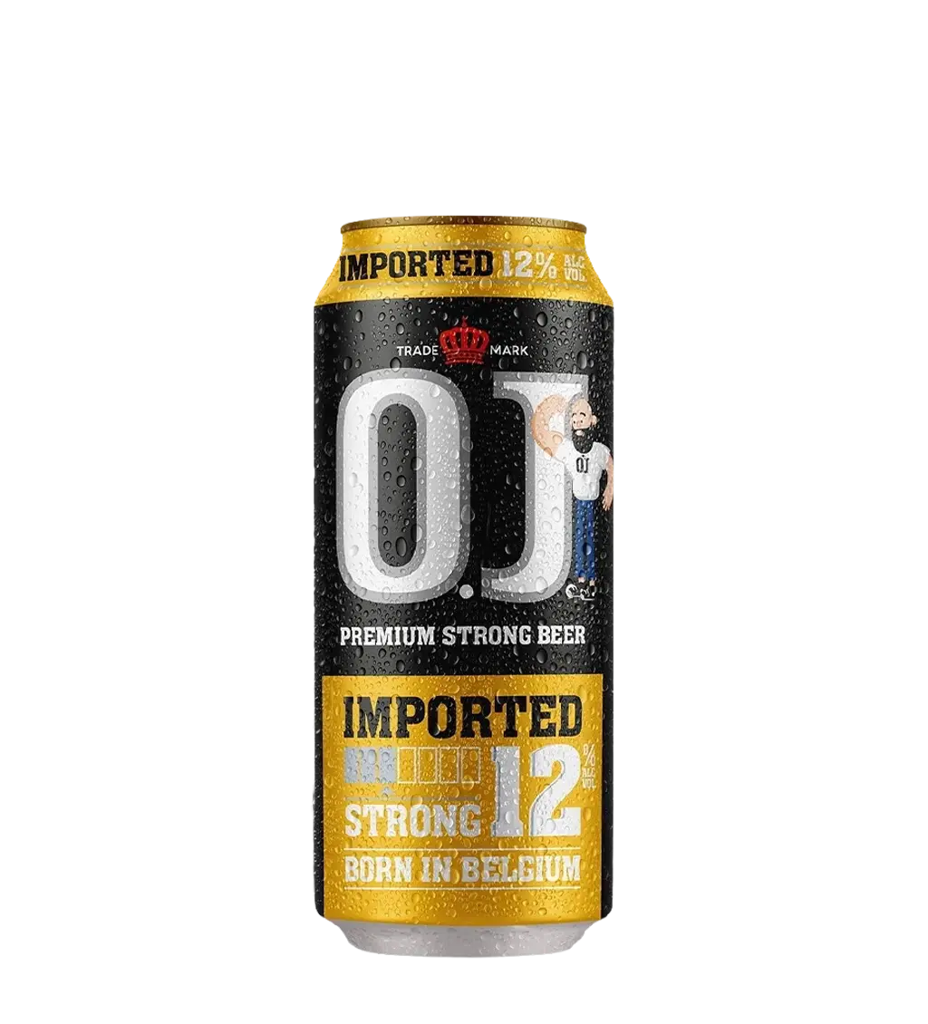 OJ Strong Beer 12% 500ml Can