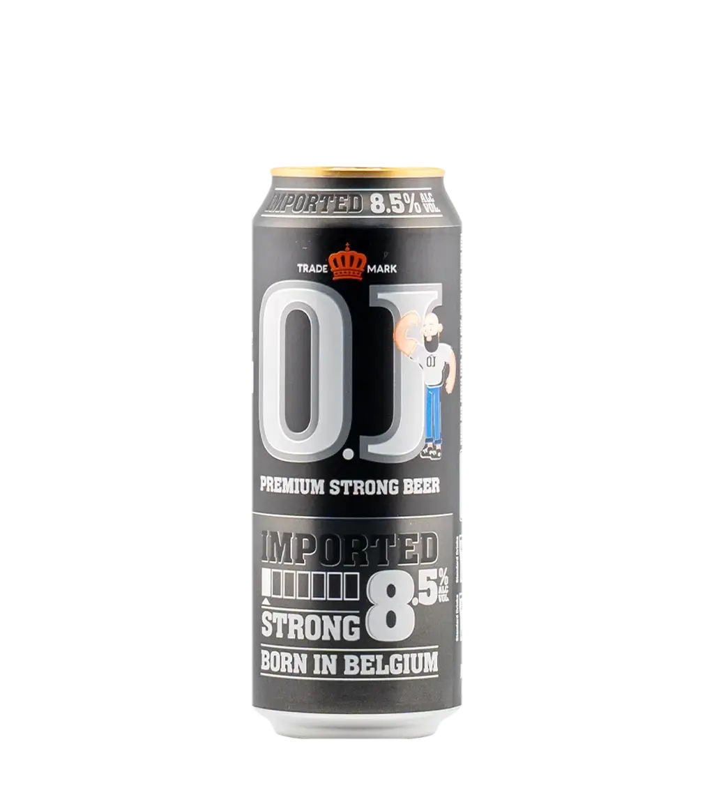 OJ Strong Beer 8.5% 500ml Can