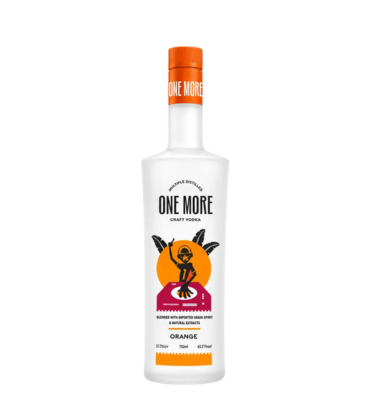 One More Premium Craft Orange Vodka 750ml