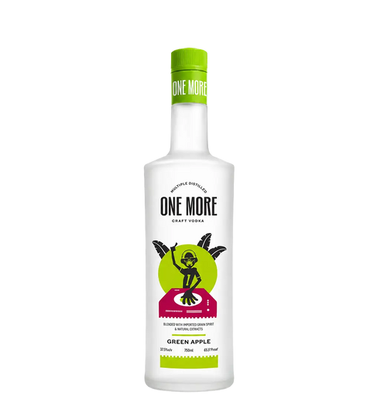 One More Craft Green Apple Vodka 750ml