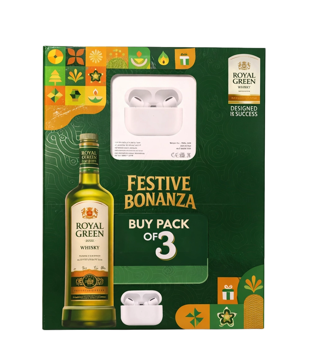 Royal Green Classic Three Pack 750ml