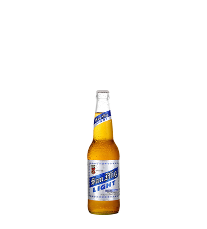 San Miguel Light Beer Bottle 330ml