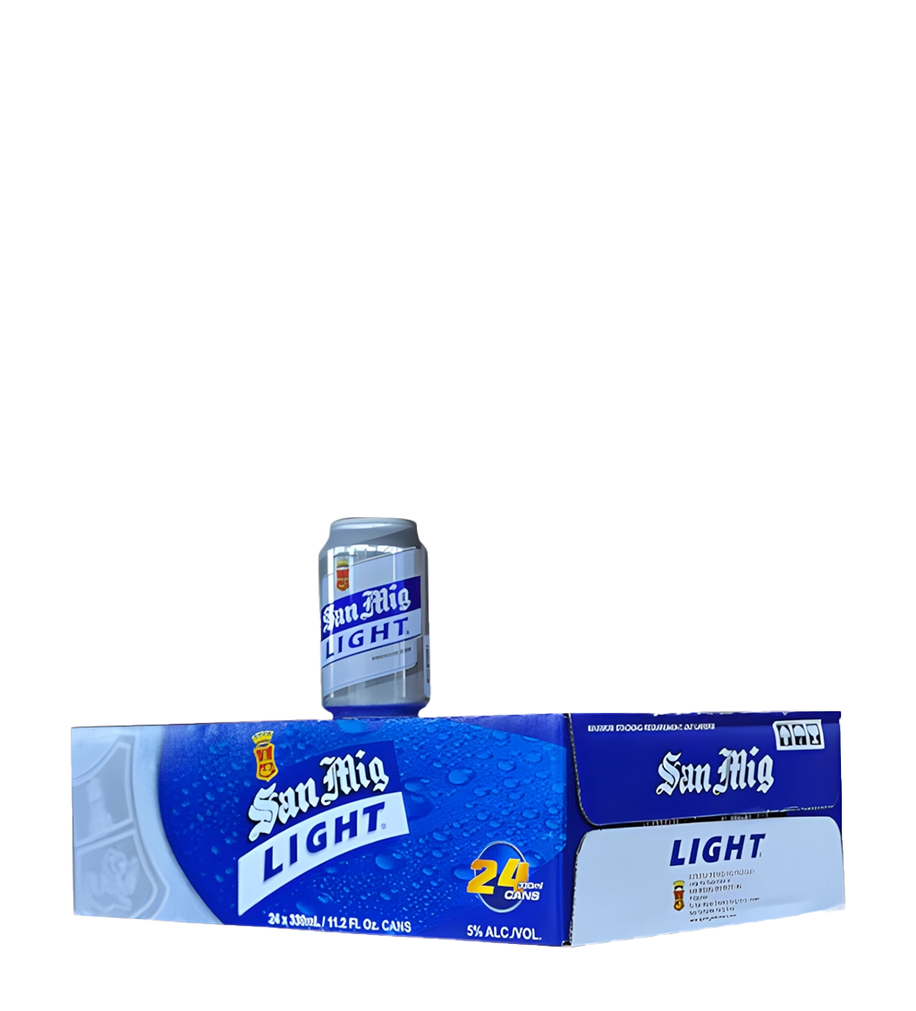 San Miguel Light Beer Can 33CL - CASE (24PC)