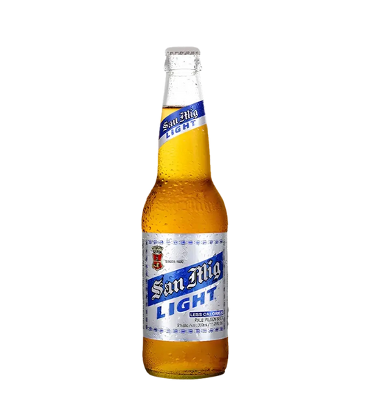 San Miguel Light Beer Bottle 330ml