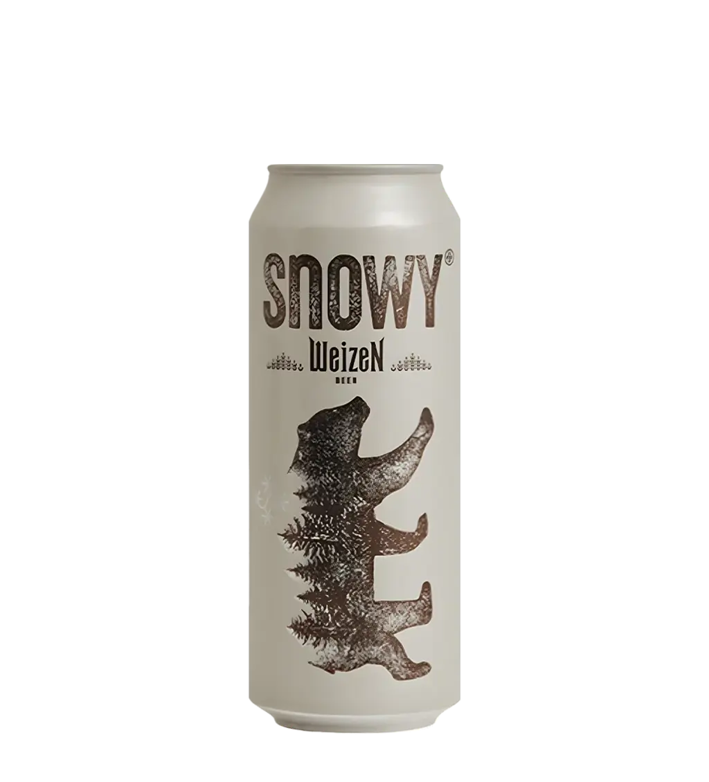 Snowy Weizen Beer 490ml Can