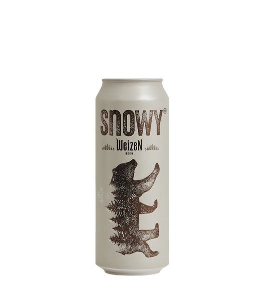 Snowy Weizen Beer 490ml Can