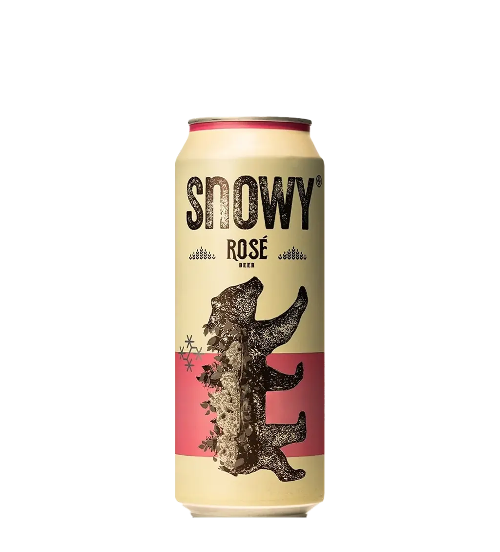Snowy Weizen Rose Beer 490ml Can