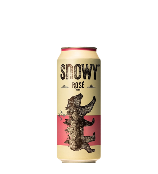 Snowy Weizen Rose Beer 490ml Can
