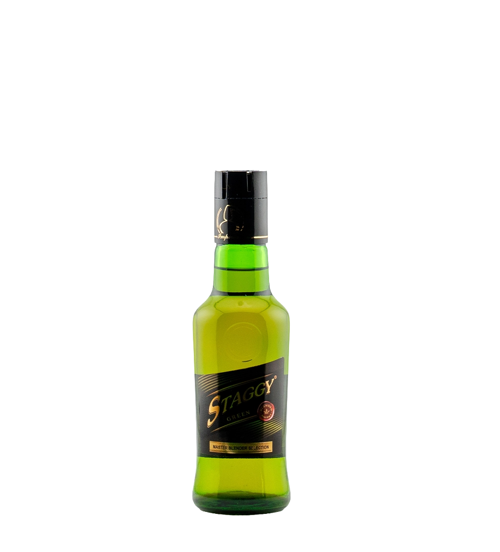 Staggy Green Blended Whisky 90ml