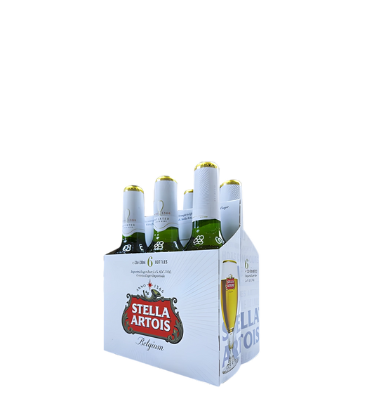 Stella Artois Beer Bottle 330ml - 6 Pack