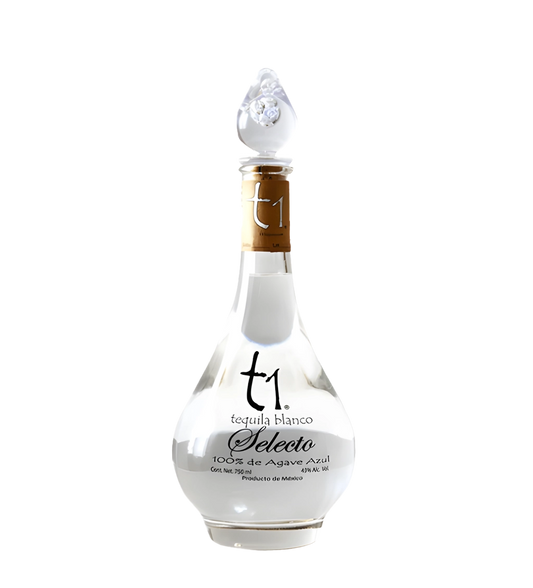 T1 Selecto Blanco Tequila 75CL