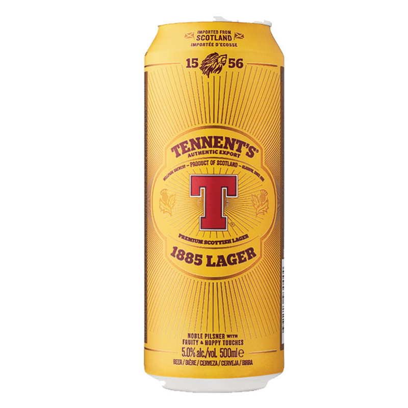 Tennents Lager Beer 5% Can 50CL