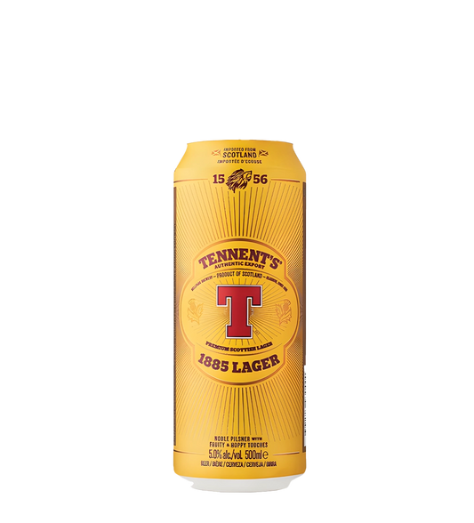 Tennents Lager Beer Can 500ml