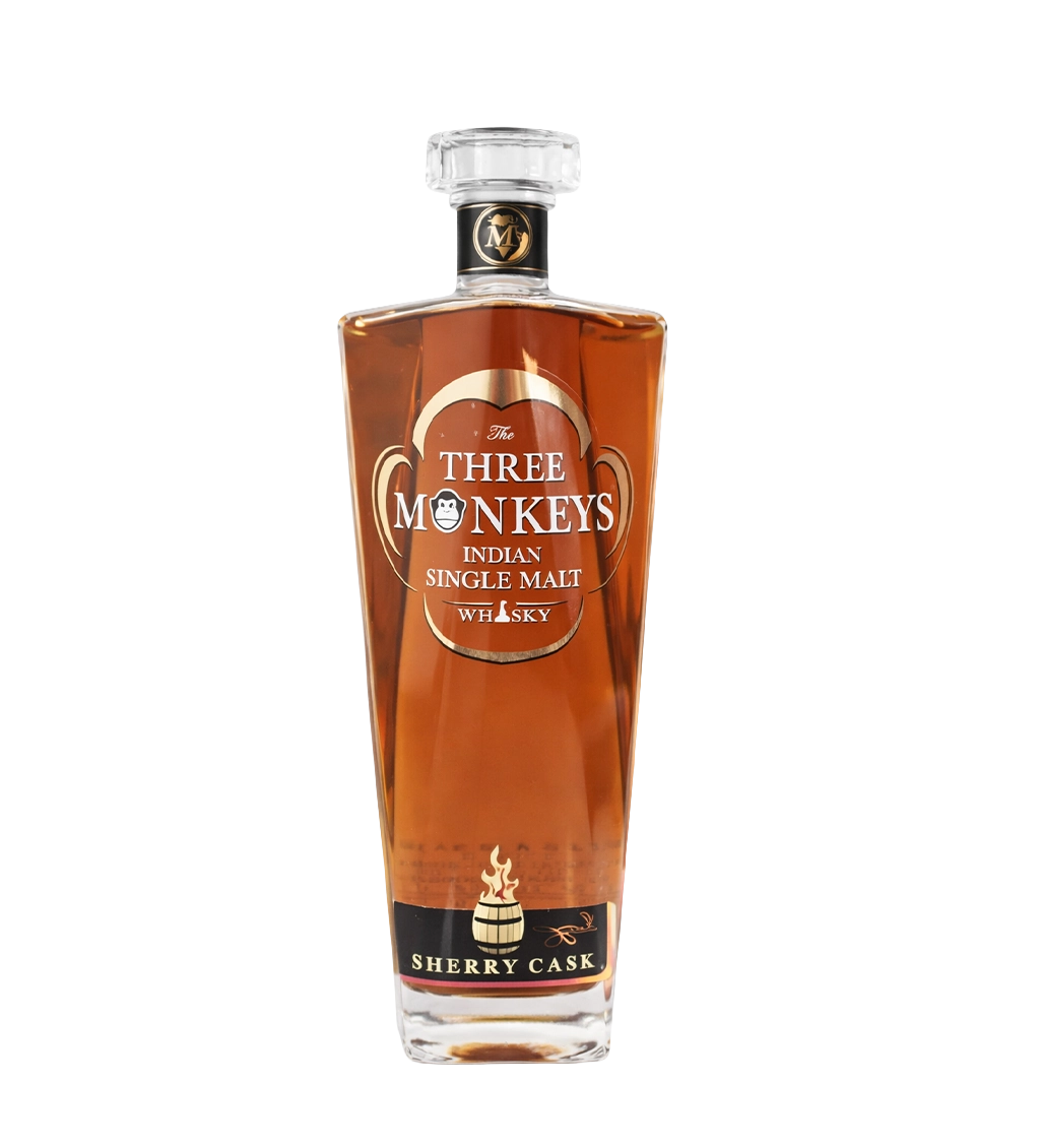 The Three Monkeys Indian Single Malt 750ml